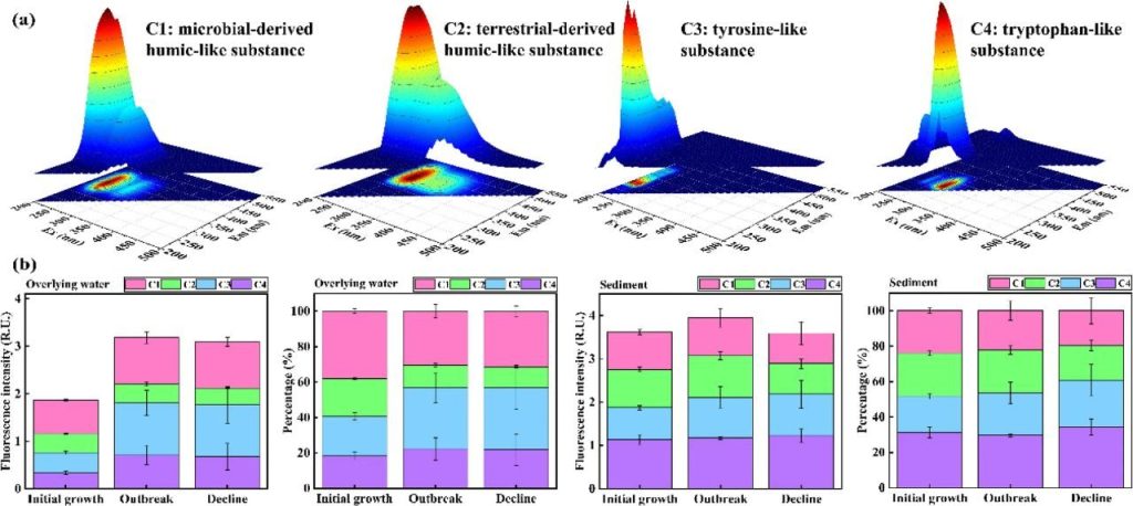 《Carbon Research》文章：蓝藻生长和衰亡对沉积物-水界面溶解性有机质和内源营养盐释放的影响