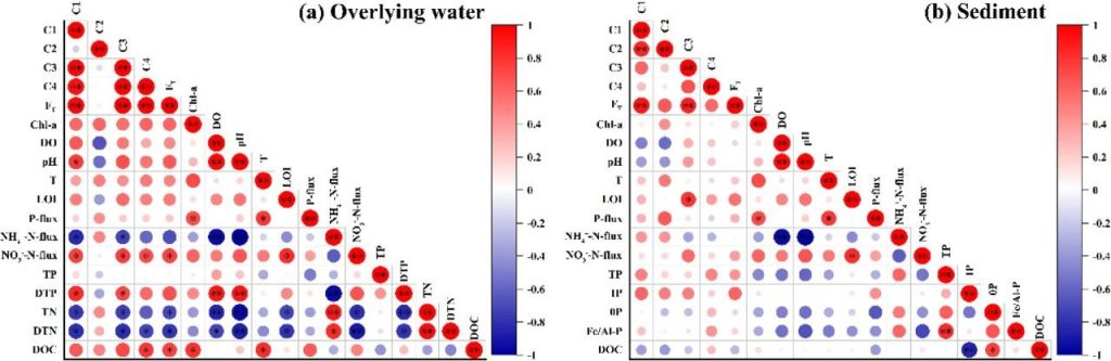 《Carbon Research》文章：蓝藻生长和衰亡对沉积物-水界面溶解性有机质和内源营养盐释放的影响