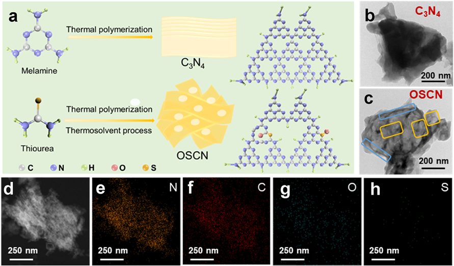《Acta Physico-Chimica Sinica》调节氧、硫共掺杂C<sub>3</sub>N<sub>4</sub>中的活性氧生成以促进微塑料的光催化降解